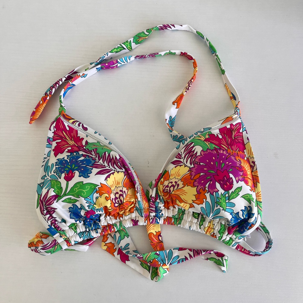 Sensets bikini tie back top size D